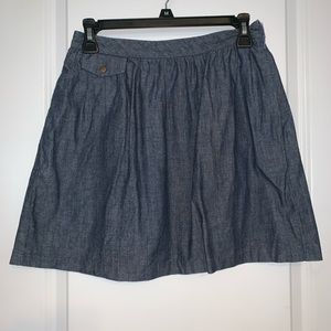 Gray jean skirt